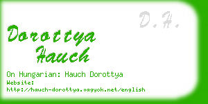 dorottya hauch business card